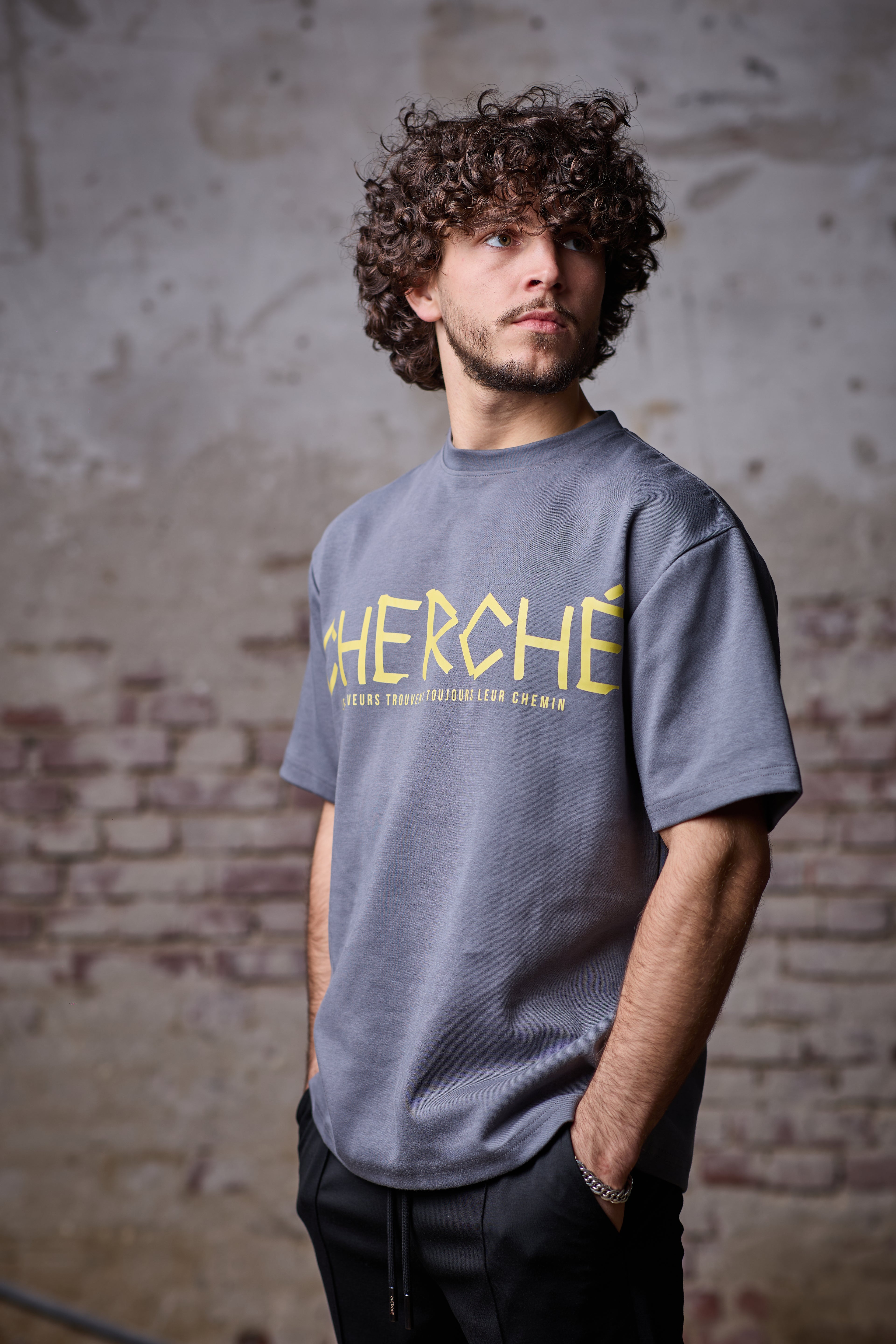 OVERSIZED TEE GREY