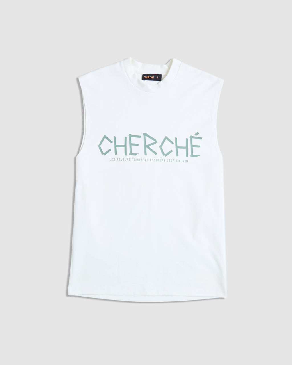 SLEEVELESS TEE OFFWHITE