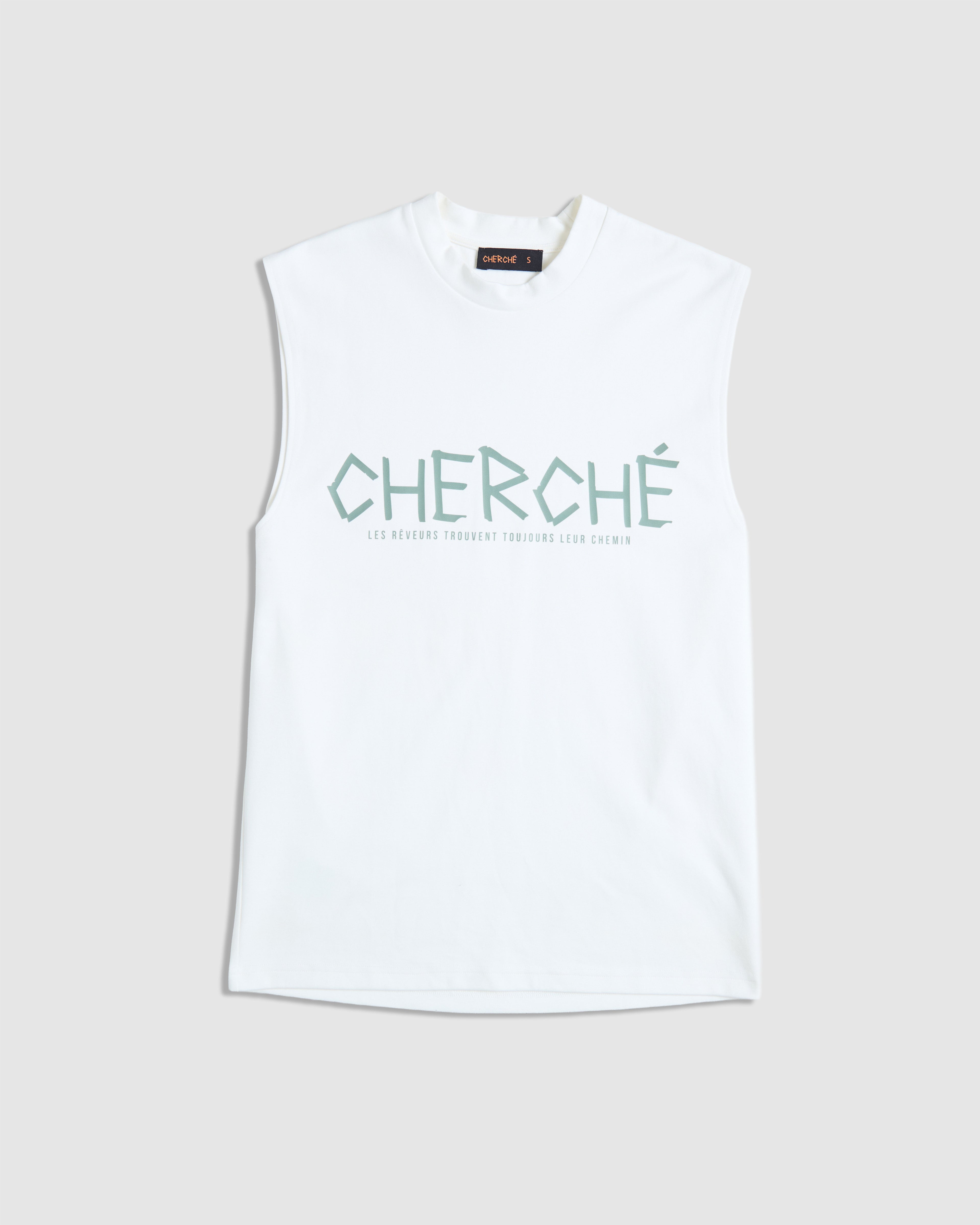 SLEEVELESS TEE OFFWHITE