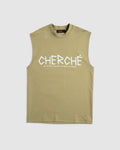 SLEEVELESS TEE OLIVE