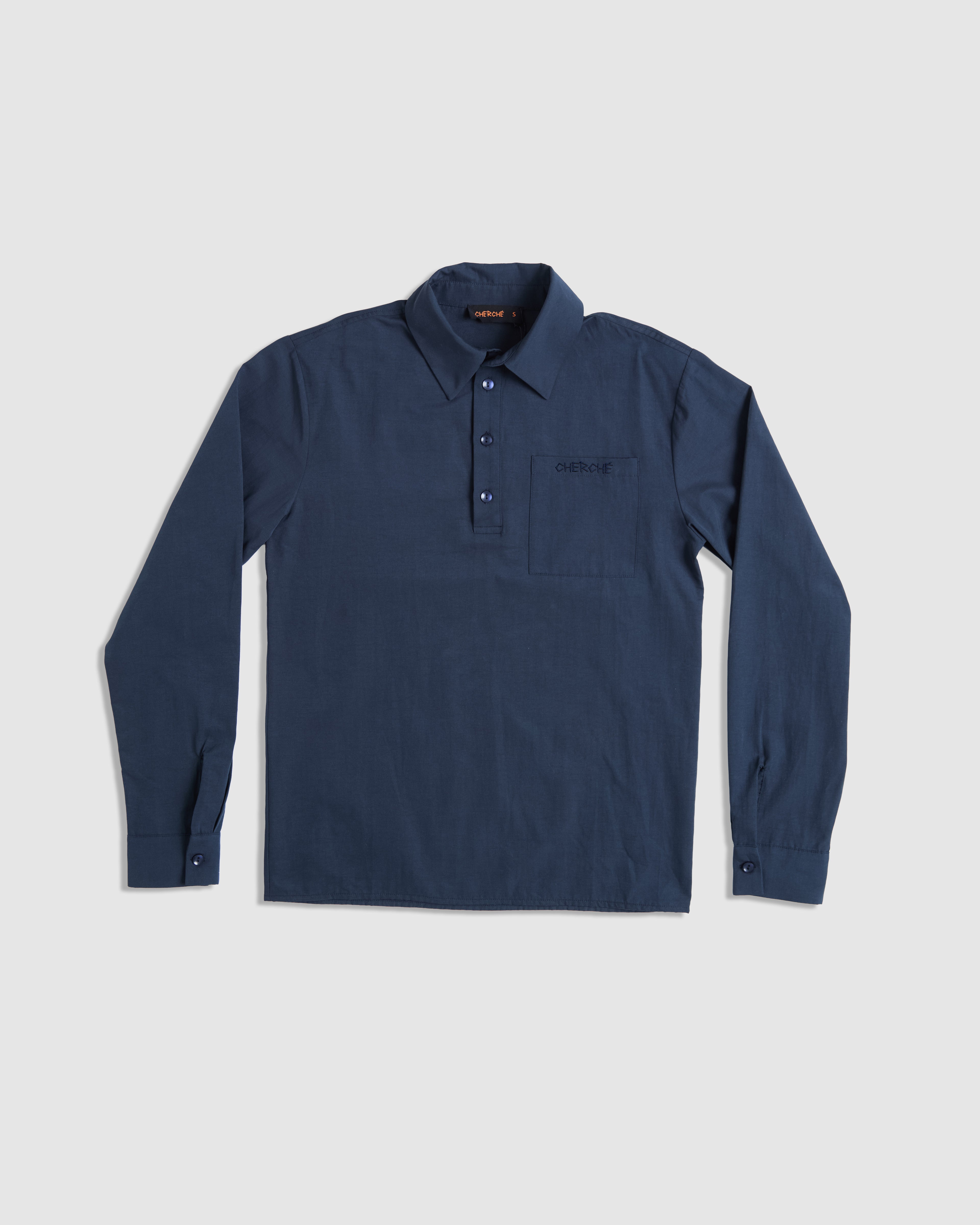 BLOUSE SET NAVY