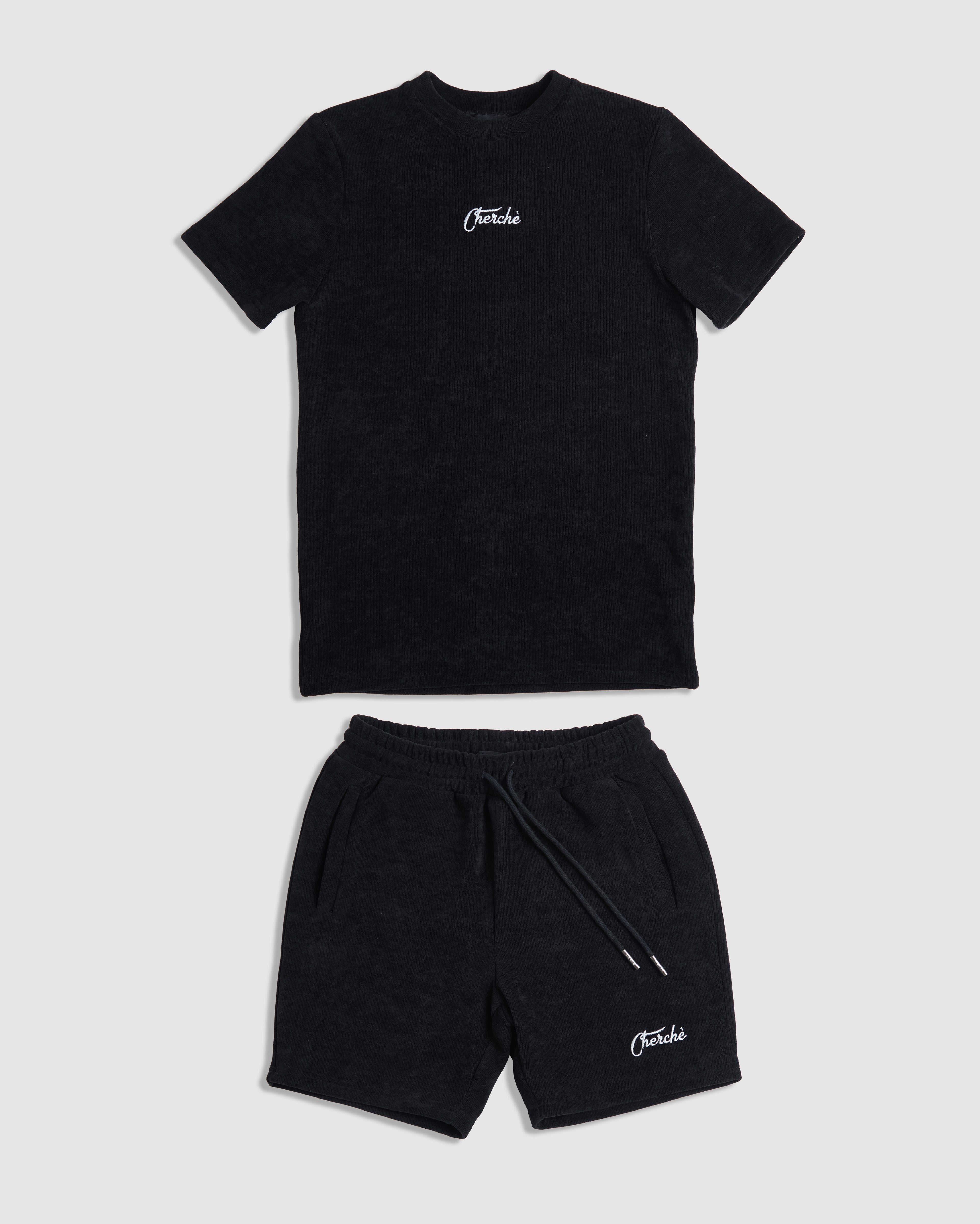 TOWEL SET BLACK